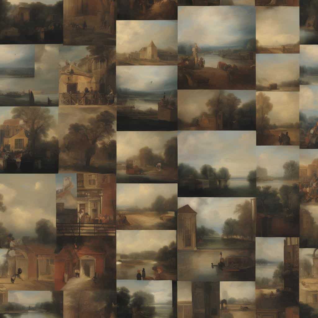 Όψεις σύγχρονης τέχνης και ζωγραφικής τοπίου.